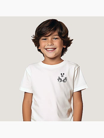 Camiseta infantil VISAGE MONSIEUR CŒUR