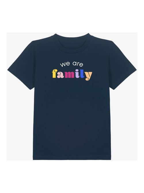 Camiseta infantil WE ARE FAMILY - Kiabi