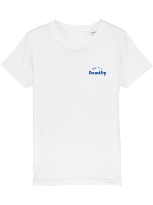 Camiseta infantil WE ARE FAMILY COEUR - Kiabi