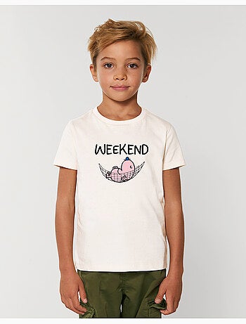 Camiseta infantil WEEKEND