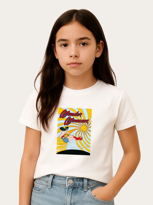 Camiseta infantil WONDER WOMAN FLYING - Kiabi Camiseta infantil WONDER WOMAN FLYING - Kiabi