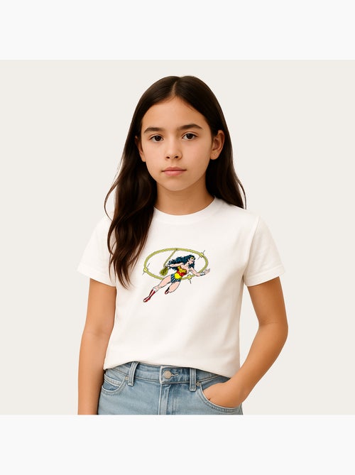 Camiseta infantil WONDER WOMAN LASSO OF TRUTH - Kiabi Camiseta infantil WONDER WOMAN LASSO OF TRUTH - Kiabi