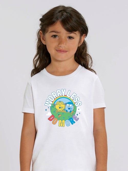 Camiseta infantil WORRY LESS DO MORE - Kiabi