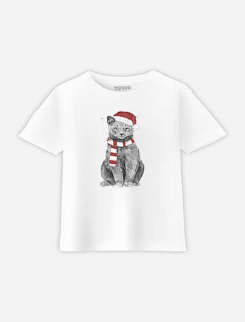 Camiseta infantil XMAS CAT