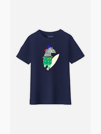 Camiseta infantil ZEBRA SURFER