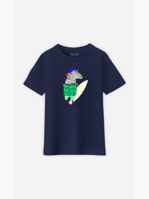 Camiseta infantil ZEBRA SURFER - Kiabi