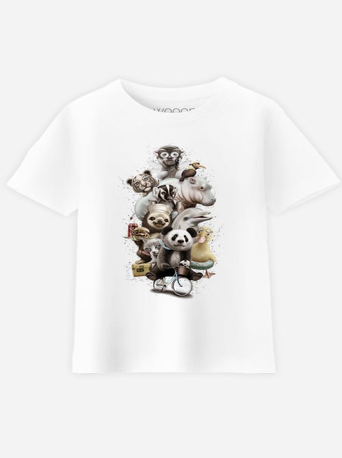 Camiseta infantil ZOO ESCAPE - Kiabi