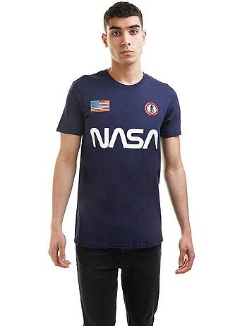 Camiseta insignia de algodón para hombre - nasa