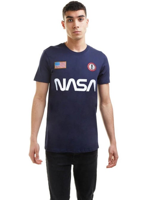 Camiseta insignia de algodón para hombre - nasa - Kiabi Camiseta insignia de algodón para hombre - nasa - Kiabi