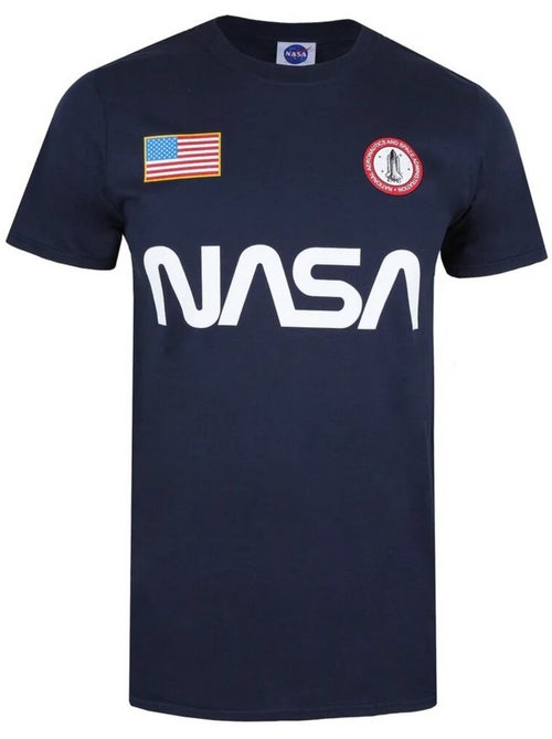 Camiseta insignia de algodón para hombre - nasa - Kiabi Camiseta insignia de algodón para hombre - nasa - Kiabi