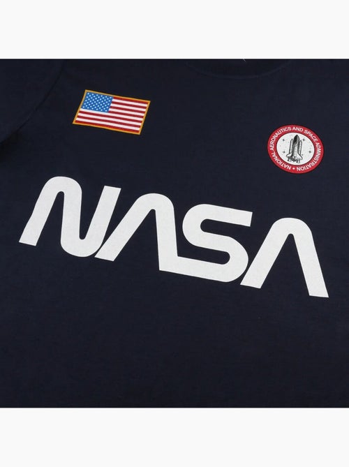 Camiseta insignia de algodón para hombre - nasa - Kiabi Camiseta insignia de algodón para hombre - nasa - Kiabi