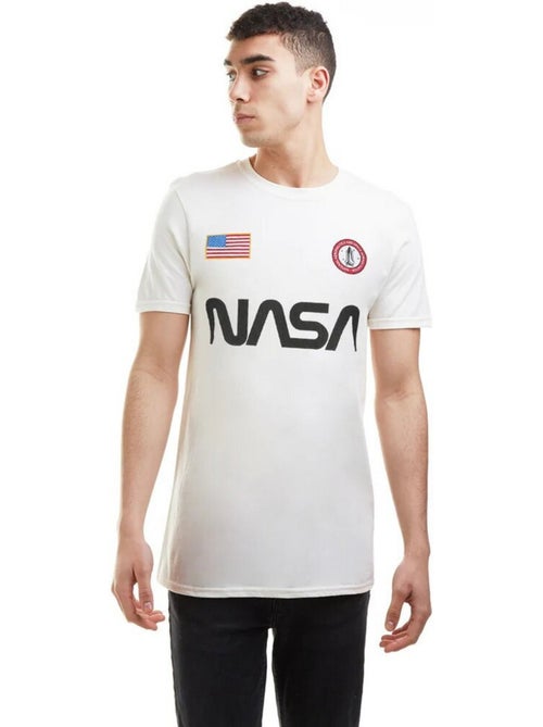 Camiseta insignia de algodón para hombre - nasa - Kiabi Camiseta insignia de algodón para hombre - nasa - Kiabi