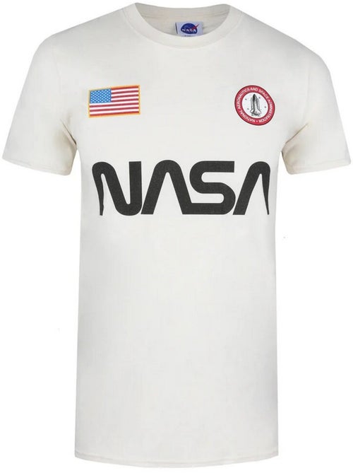 Camiseta insignia de algodón para hombre - nasa - Kiabi Camiseta insignia de algodón para hombre - nasa - Kiabi