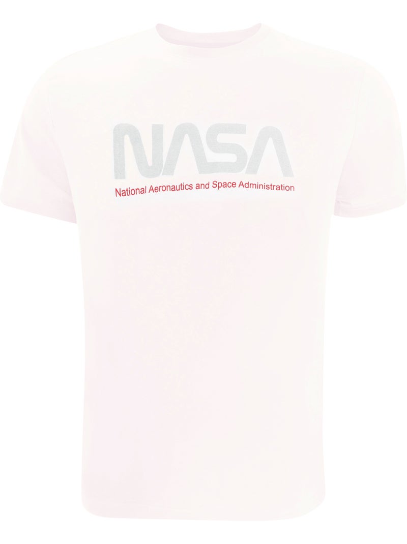 Camiseta insignia para hombre - nasa Blanco - Kiabi
