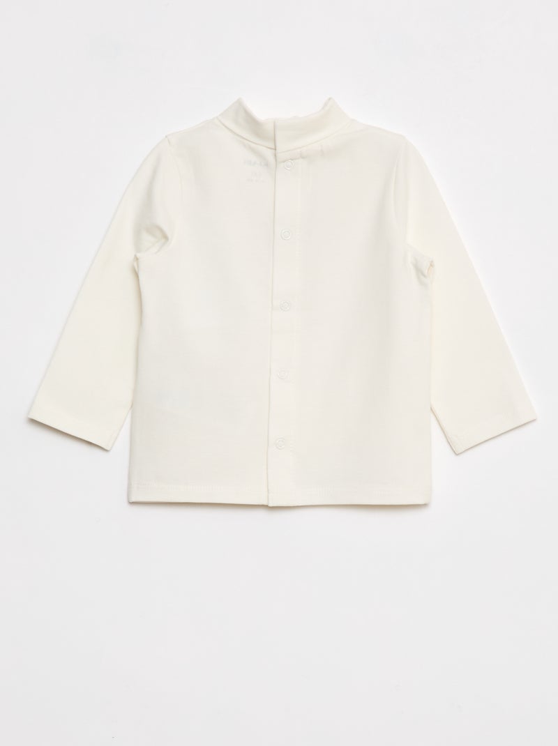 Camiseta interior animada con fantasía Blanco - Kiabi