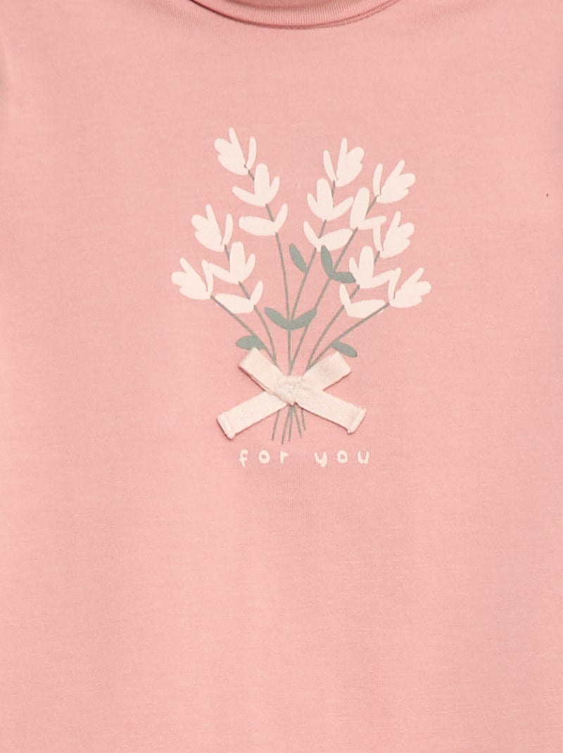 Camiseta interior animada con fantasía Rosa - Kiabi