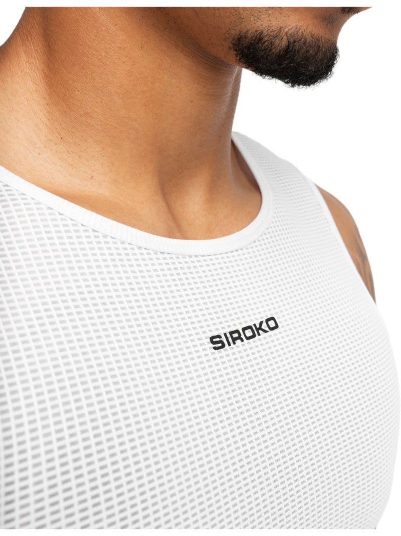 Camiseta interior ciclismo hombre ciclismo hombre core airborne Blanco - Kiabi