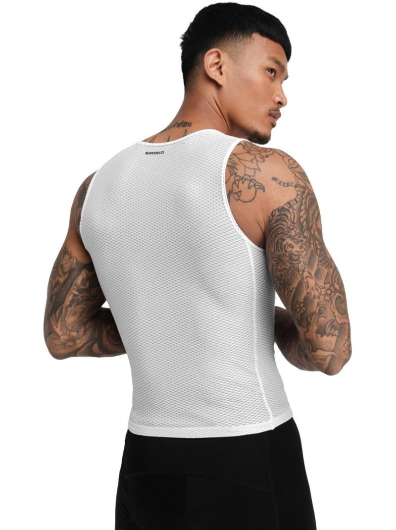 Camiseta interior ciclismo hombre ciclismo hombre velocity Blanco - Kiabi