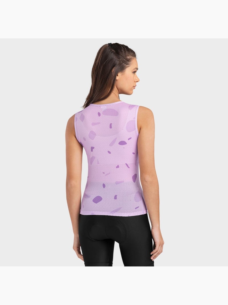 Camiseta interior ciclismo mujer ciclismo mujer hesse Lavanda - Kiabi