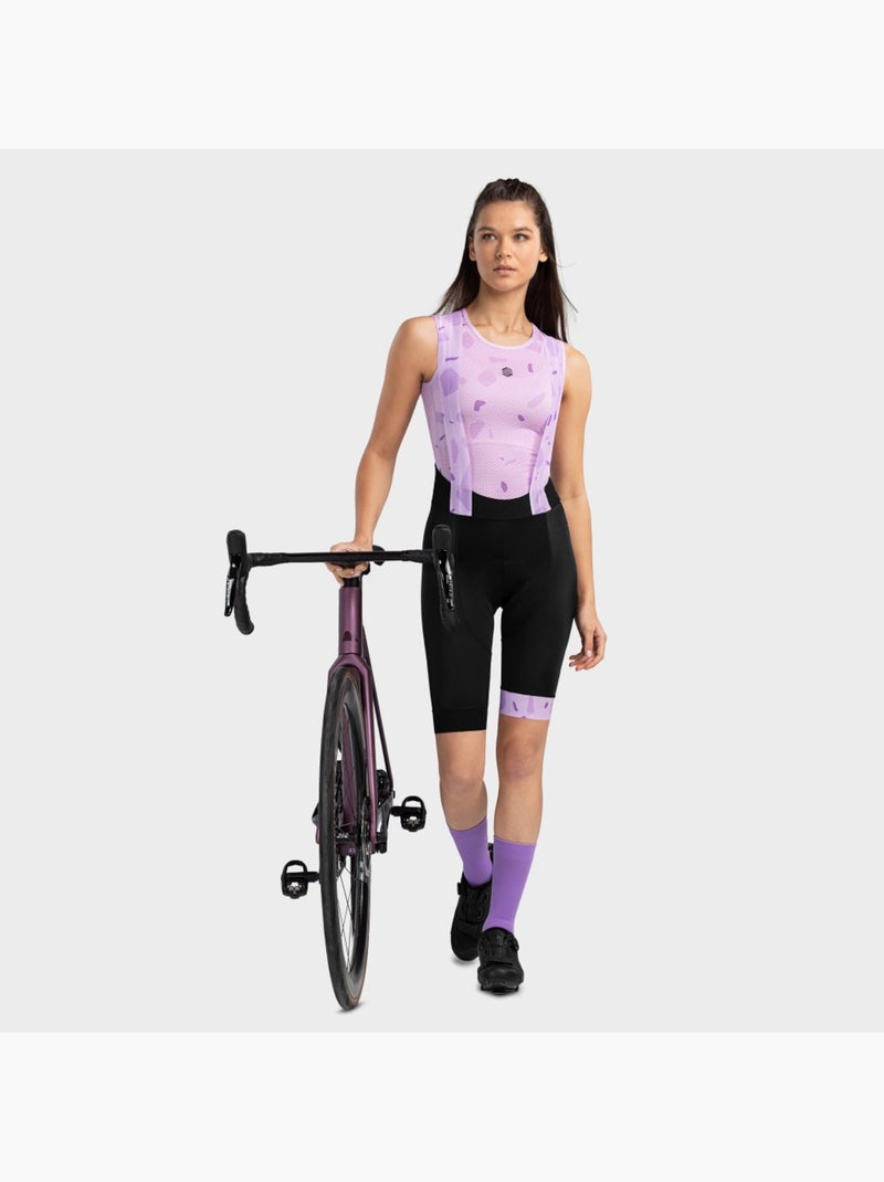 Camiseta interior ciclismo mujer ciclismo mujer hesse Lavanda - Kiabi
