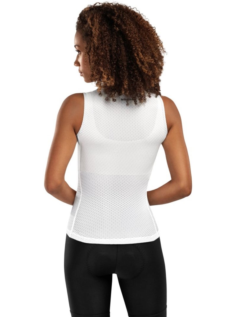 Camiseta interior ciclismo mujer ciclismo mujer train force Blanco - Kiabi