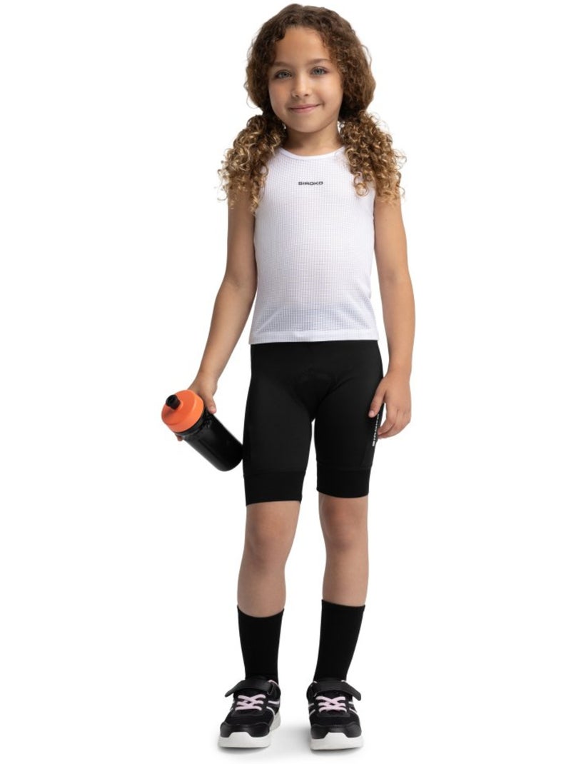 Camiseta interior ciclismo niña ciclismo niños y niñas k-core chat Blanco - Kiabi