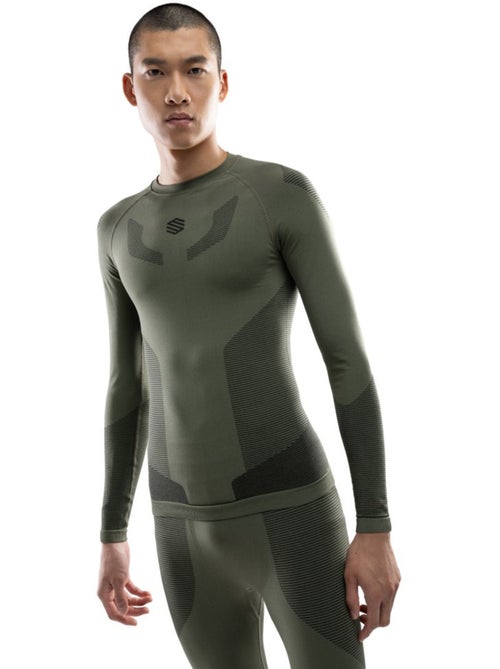 Camiseta interior compresiva de hombre esquí y nieve hombre pretzel - Kiabi