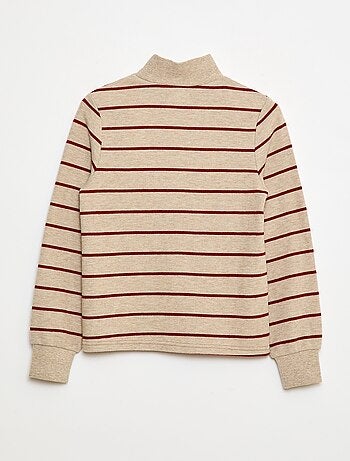 Camiseta interior con bordado en algodón liso