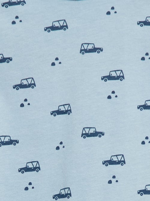 Camiseta interior con cuello alto y estampado - Kiabi