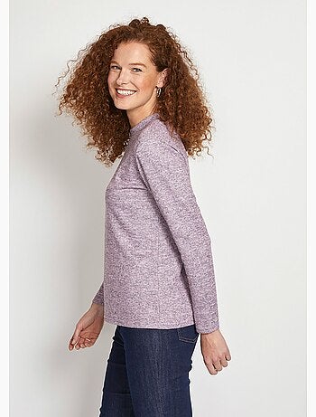 Camiseta interior corta y cálida con cuello alto. - Afibel