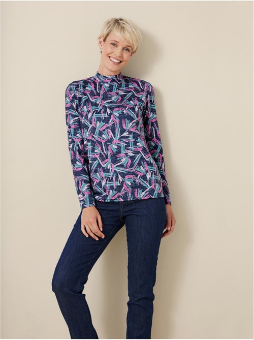 Camiseta interior corta y cálida con cuello alto. - Afibel - Kiabi