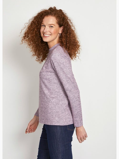 Camiseta interior corta y cálida con cuello alto. - Afibel - Kiabi