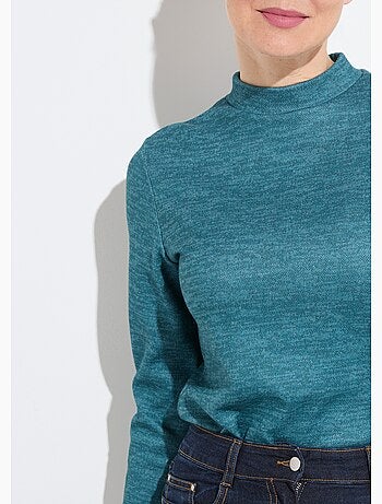 Camiseta interior corta y cálida con cuello alto. - Afibel