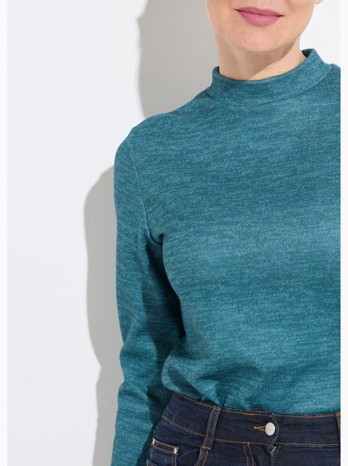 Camiseta interior corta y cálida con cuello alto. - Afibel - Kiabi