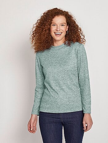 Camiseta interior corta y cálida con cuello alto. - Afibel