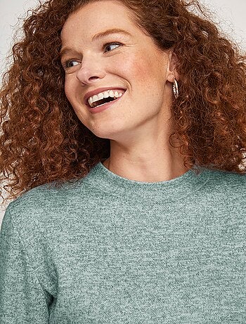 Camiseta interior corta y cálida con cuello alto. - Afibel