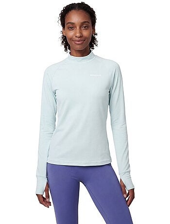 Camiseta interior cuello alto trail running mujer mujer aizkorri-w
