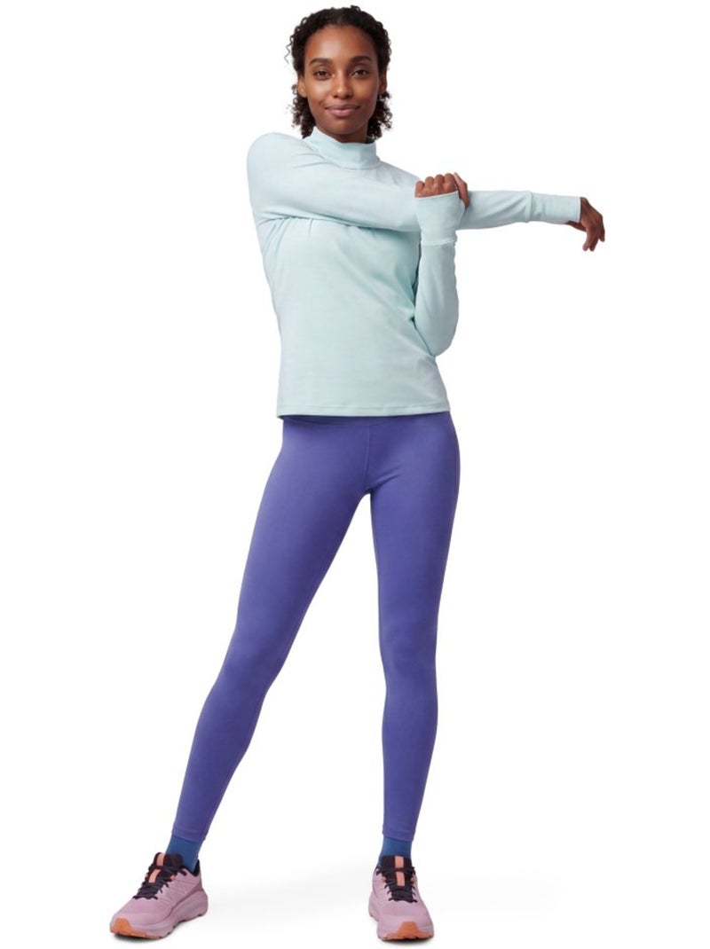 Camiseta interior cuello alto trail running mujer mujer aizkorri-w Azul - Kiabi