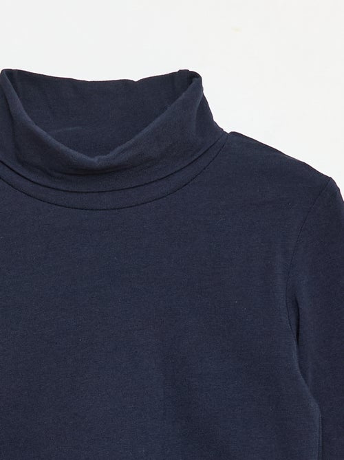 Camiseta interior de cuello alto lisa - Kiabi