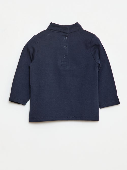 Camiseta interior de cuello alto lisa - Kiabi