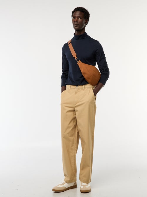 Camiseta interior de cuello alto lisa - Kiabi