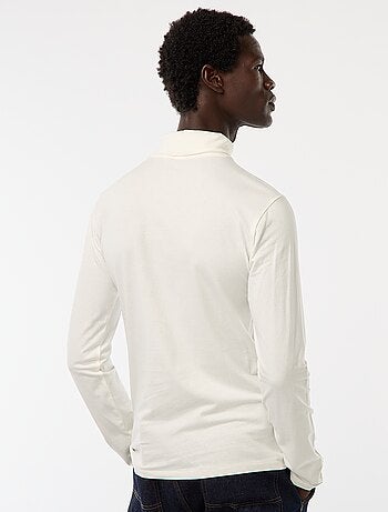Camiseta interior de cuello alto lisa