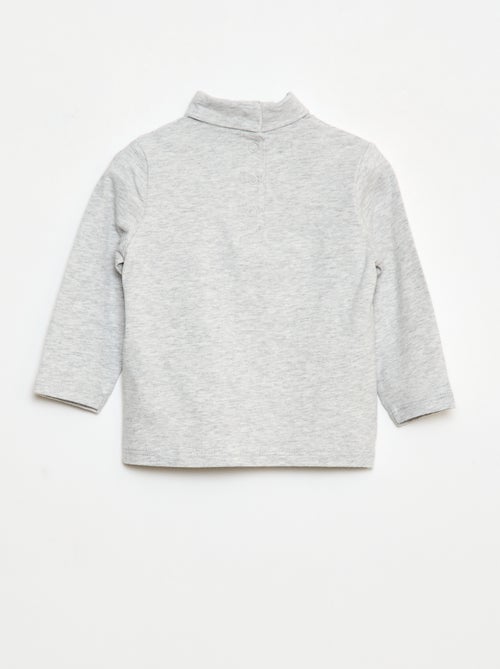 Camiseta interior de cuello alto lisa - Kiabi