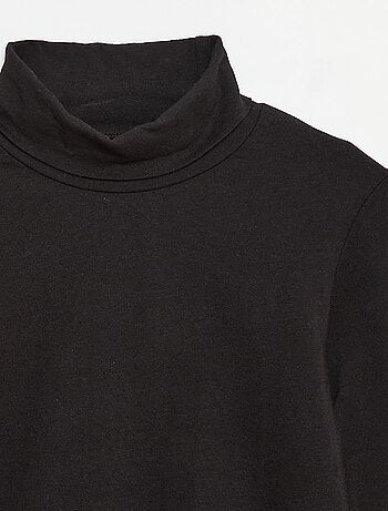 Camiseta interior de cuello alto lisa