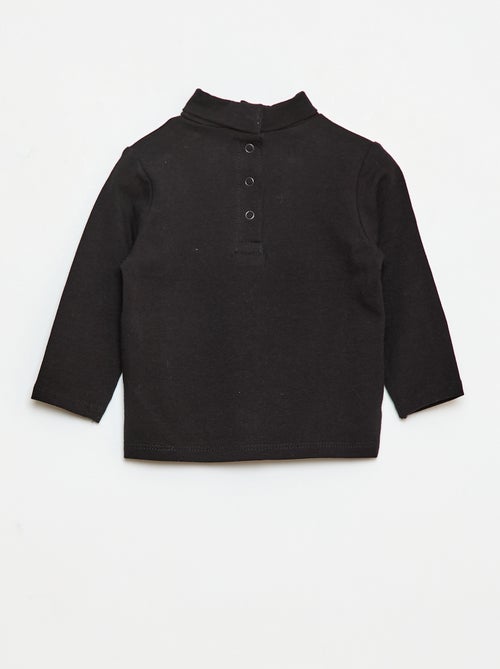 Camiseta interior de cuello alto lisa - Kiabi