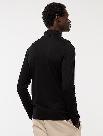 Camiseta interior de cuello alto lisa