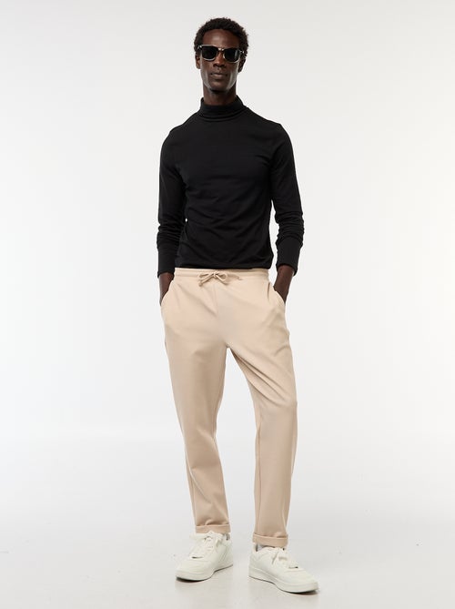 Camiseta interior de cuello alto lisa - Kiabi