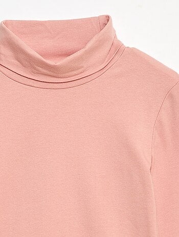 Camiseta interior de cuello alto lisa