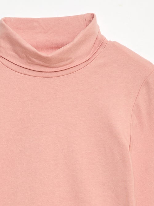 Camiseta interior de cuello alto lisa - Kiabi