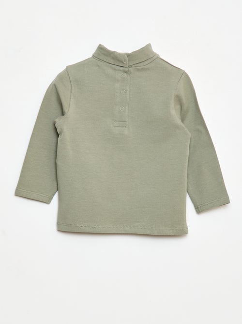 Camiseta interior de cuello alto lisa - Kiabi